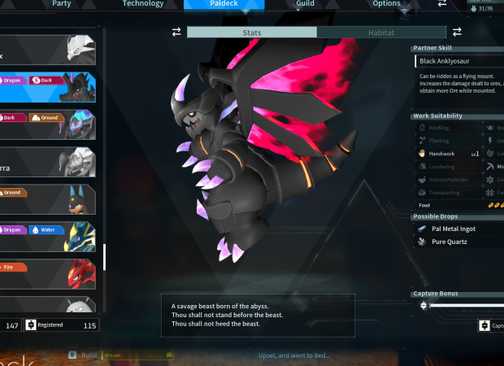 Astegon Side Palworld