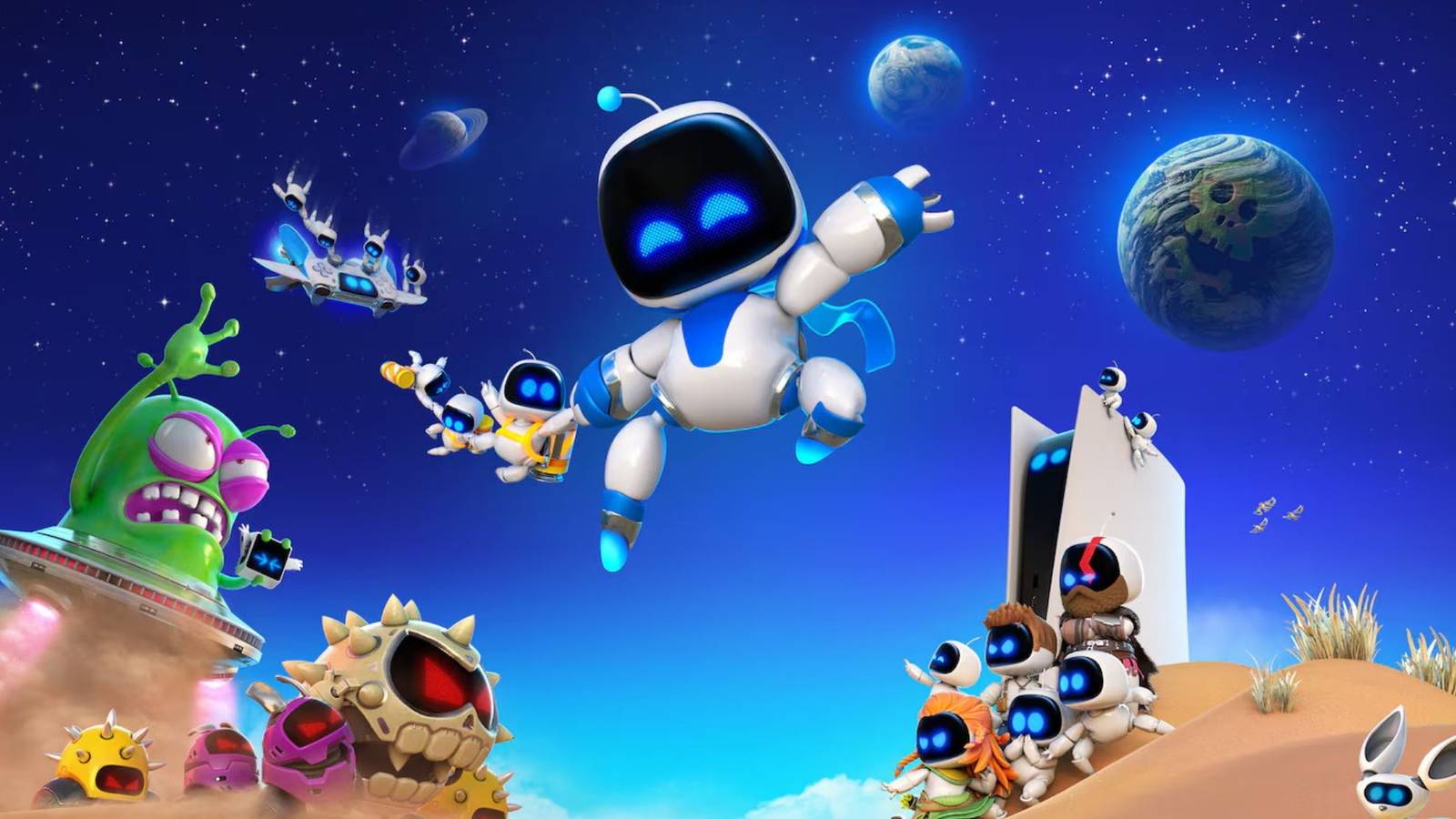 Astro Bot concept art unused cameos