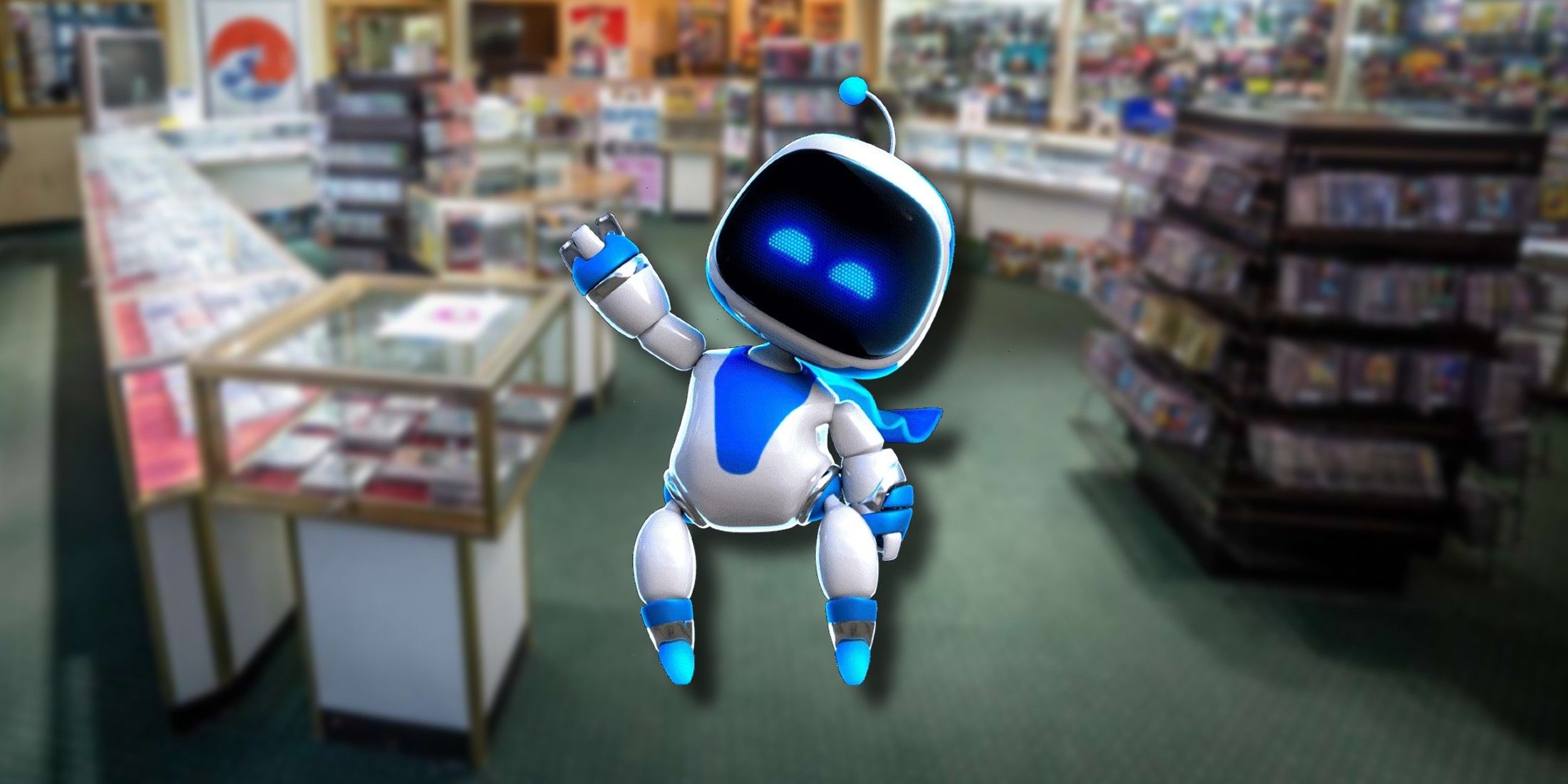 Поклонник Astro Bot берет копию игры, одетый как персонаж