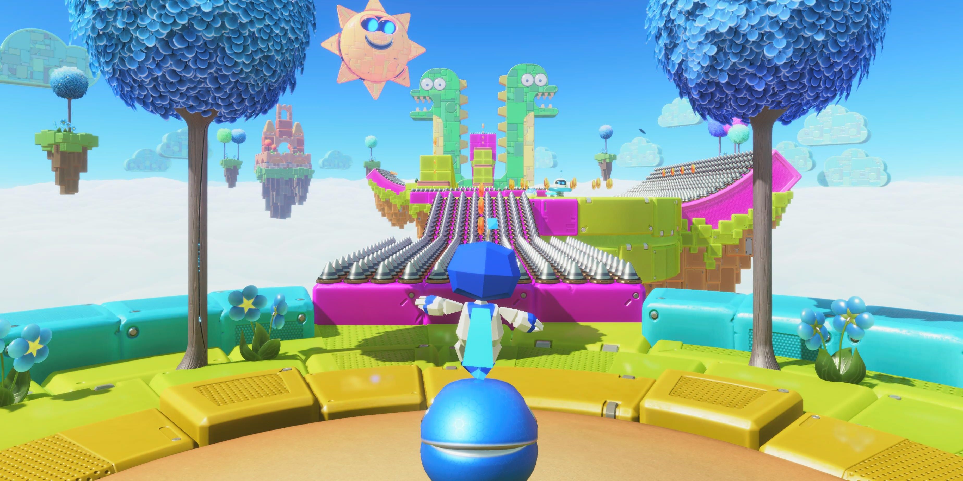 Rolling Star Sola Ball in Astro Bot