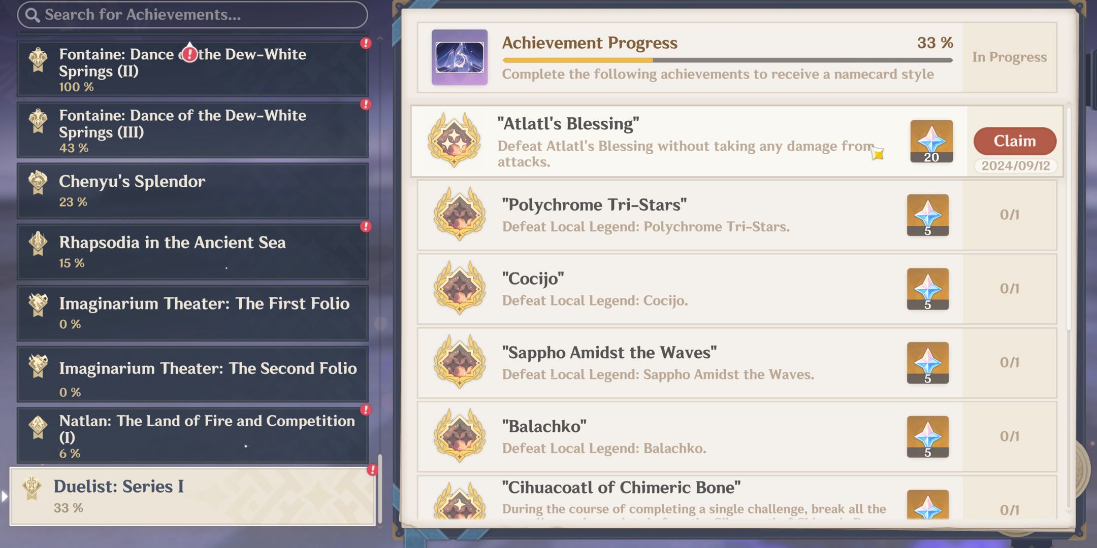 Atlatl's Blessing Boss Guide & All Achievements - Genshin Impact Night's Trial