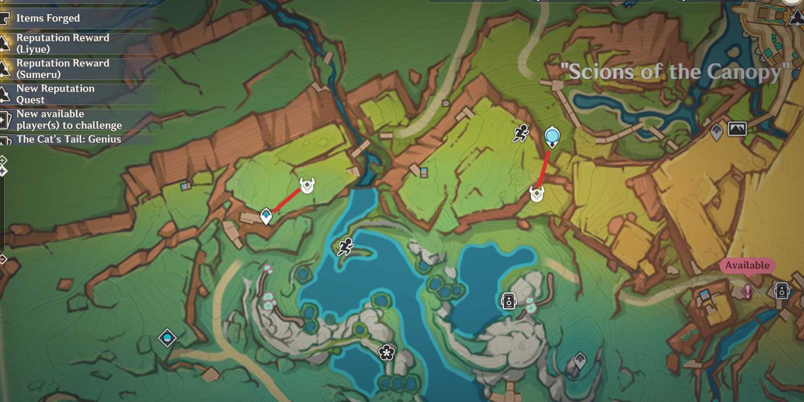 avatars of lava locations 3 farming route interactive map in genshin impact Ignited Stone Seed of Life Seeing Eye