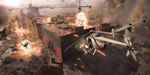 Battlefield 2042 image shows an aerial battle