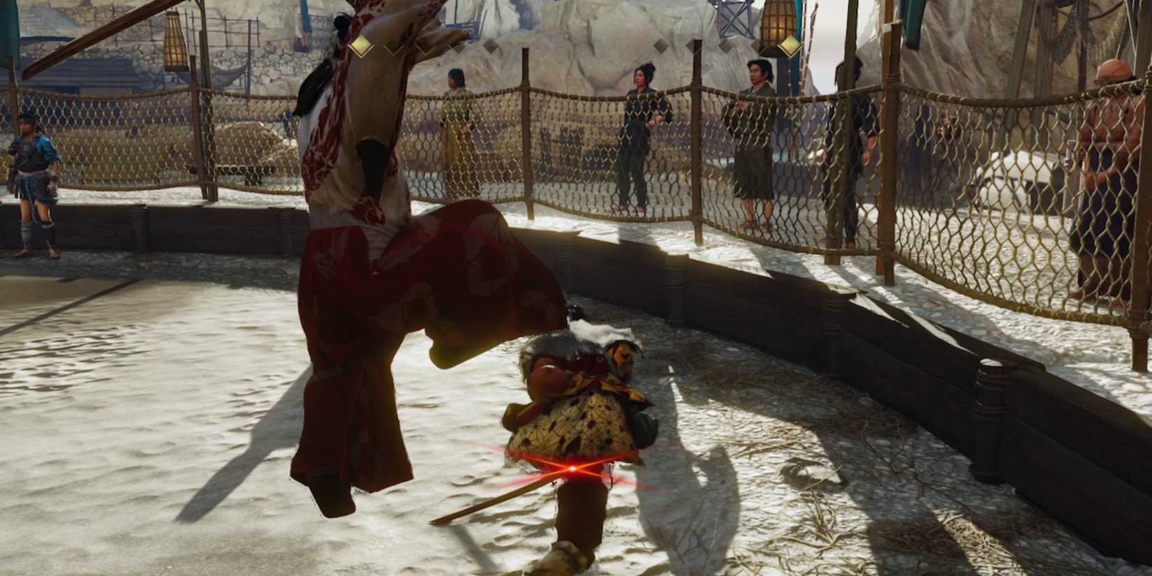 beating sao with the jumping method in ghost of tsushima