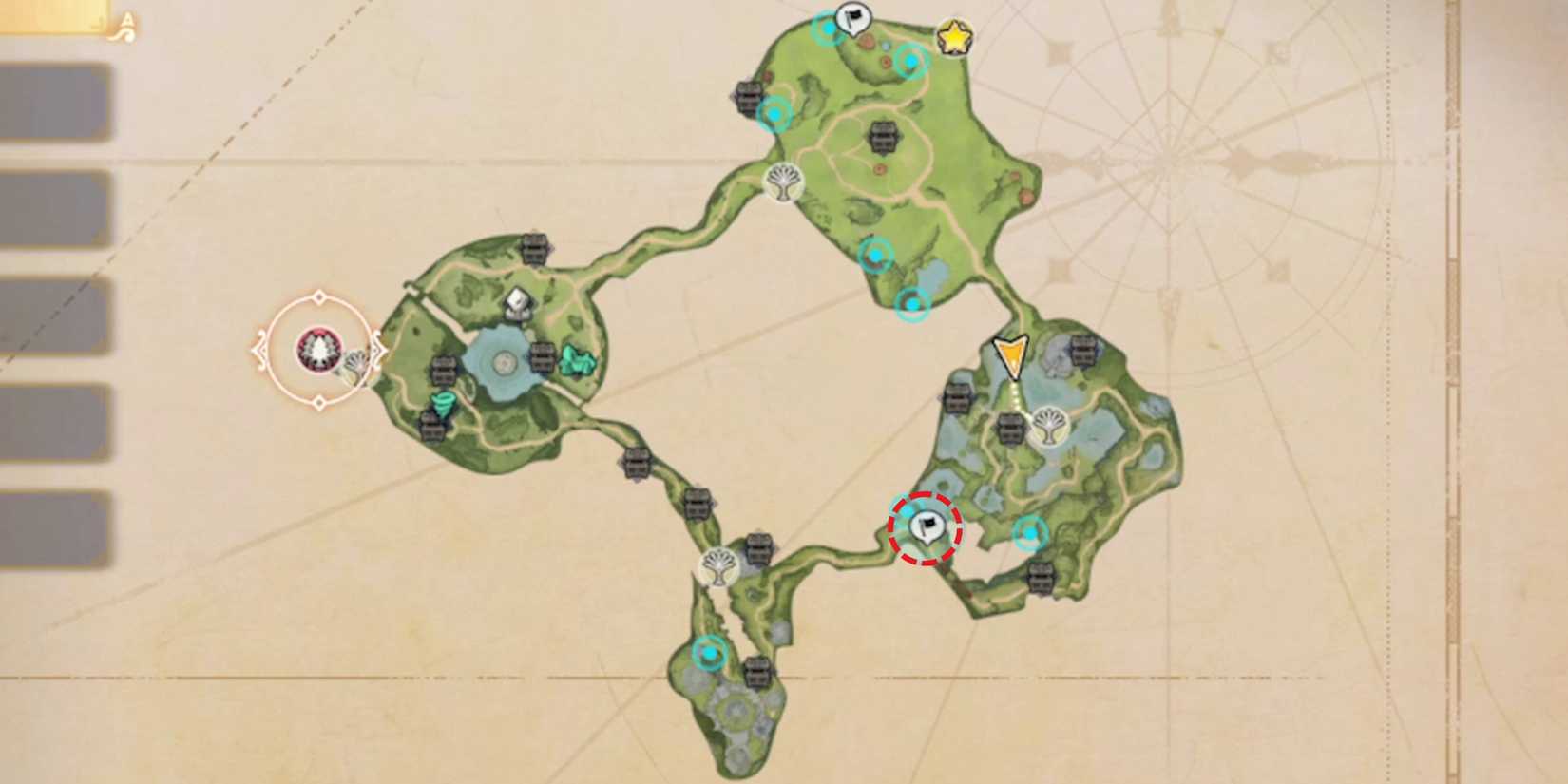 behind the scenery 1 solution in visions of mana