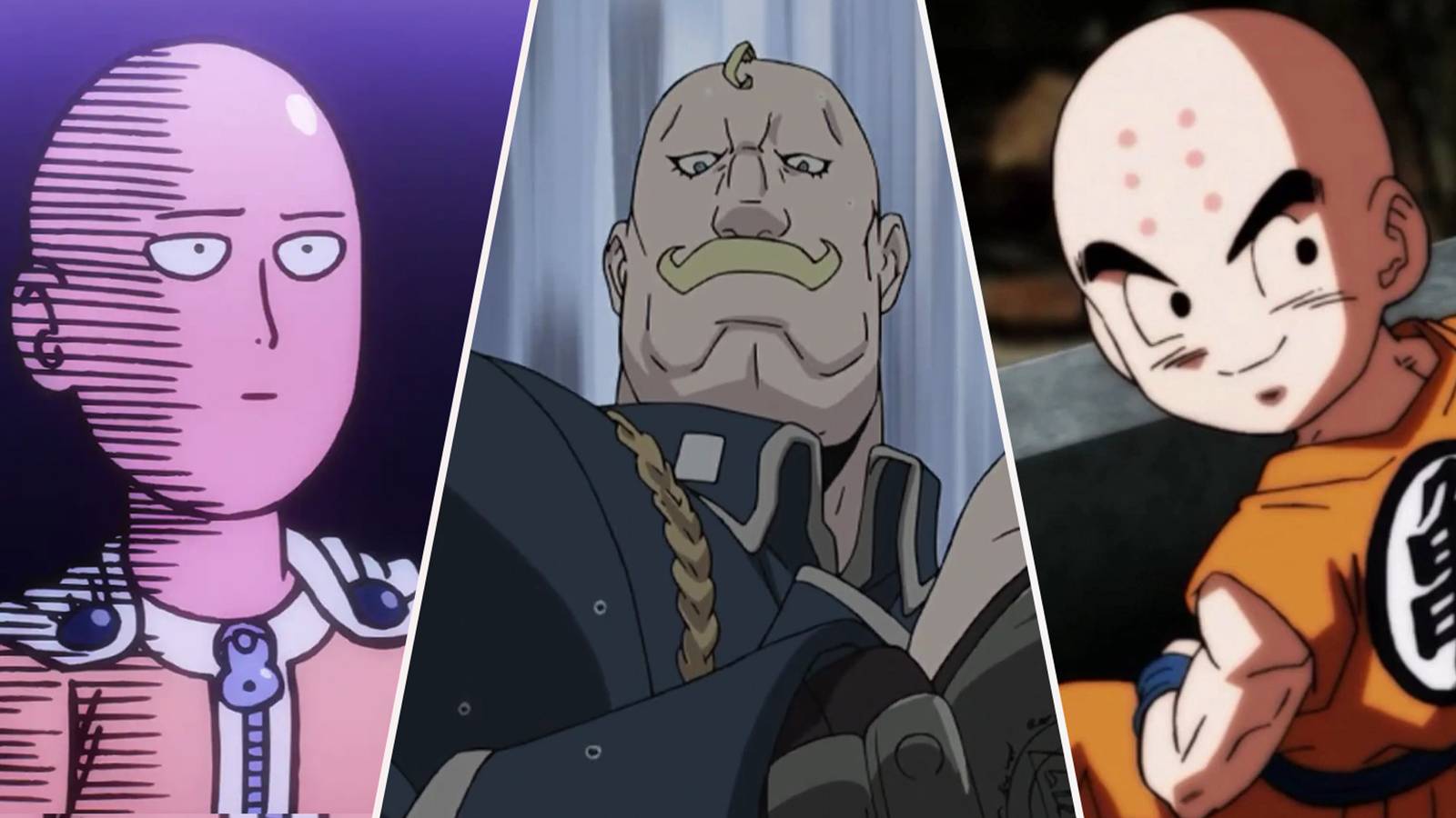 best bald anime characters