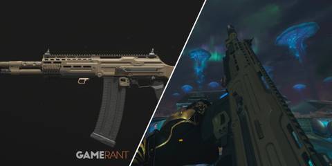 Split-image showcasing the DTIR 30-06in Modern Warfare 3 and Warzone