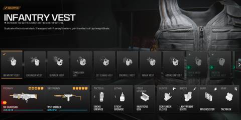 Screenshot showcasing the best Equipment for the JAK Lance in Modern Warfare 3 