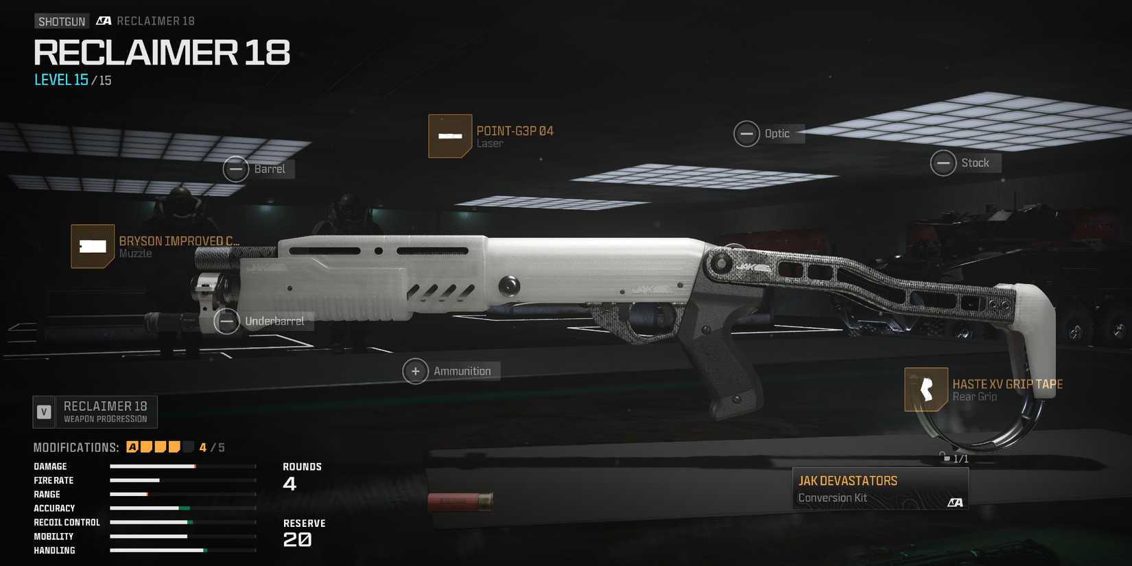 Screenshot showcasing the best JAK Devastators build in Modern Warfare 3 and Warzone 