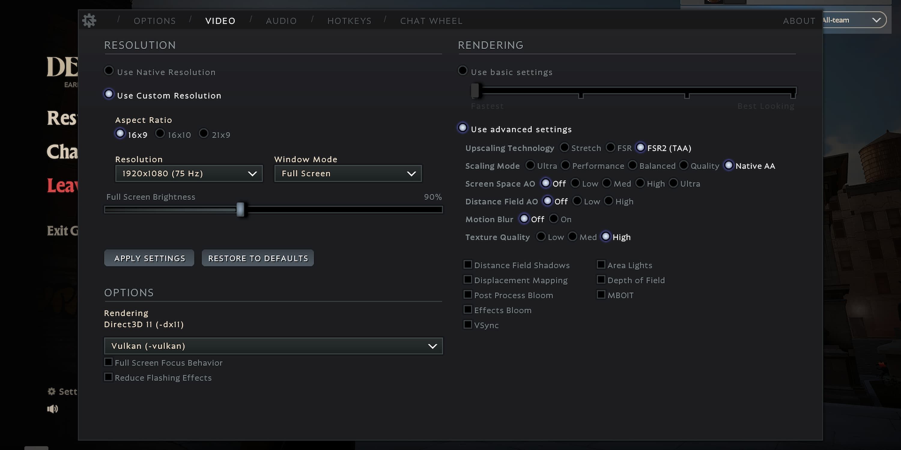 Deadlock: Best Settings for Performance and FPS