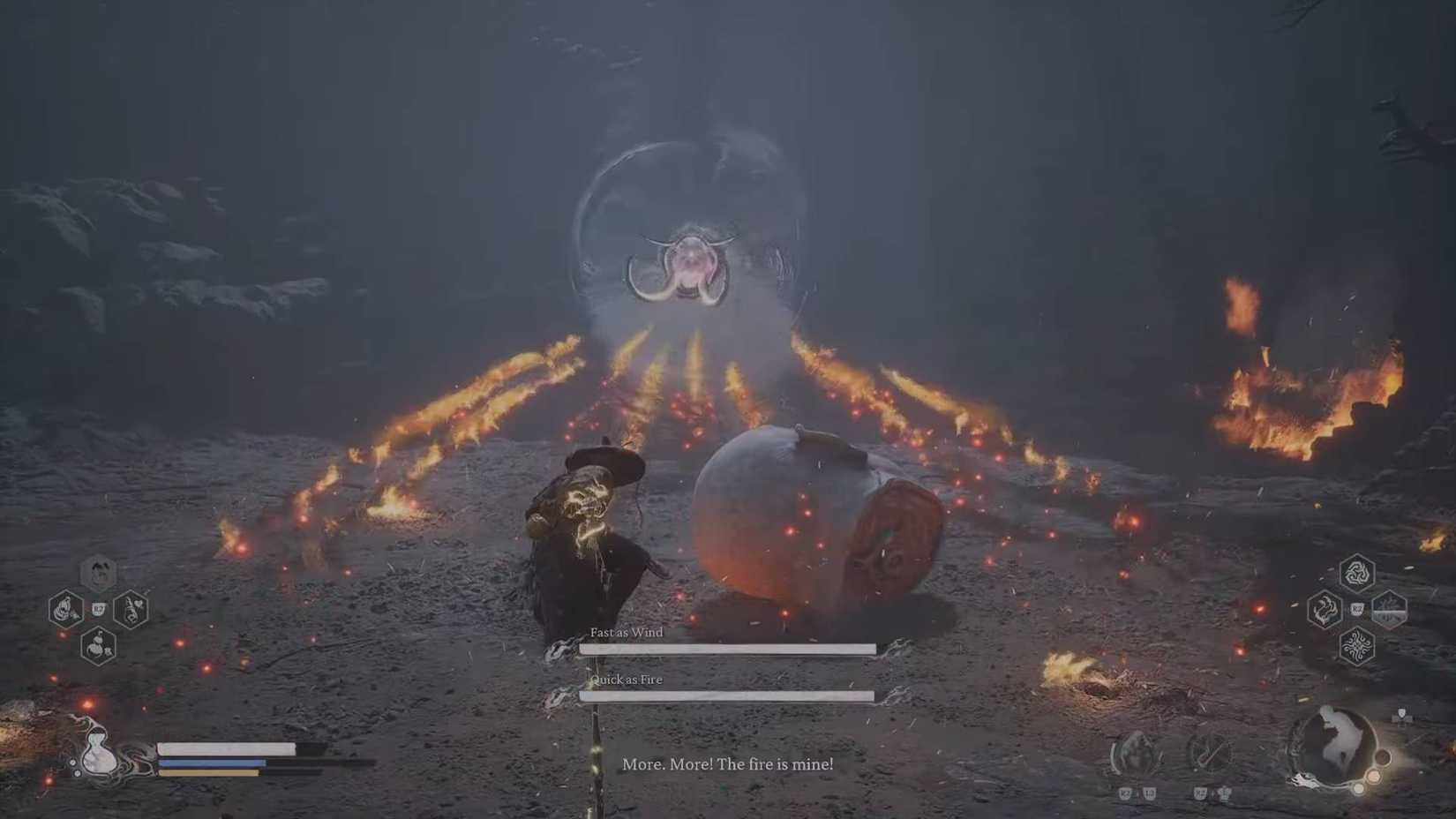 Black Myth Wukong_Fast as Wind_Fire Absorb