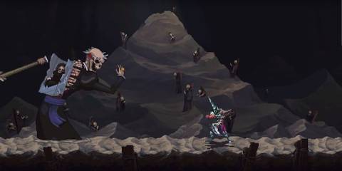 the penitent one fighting a boss