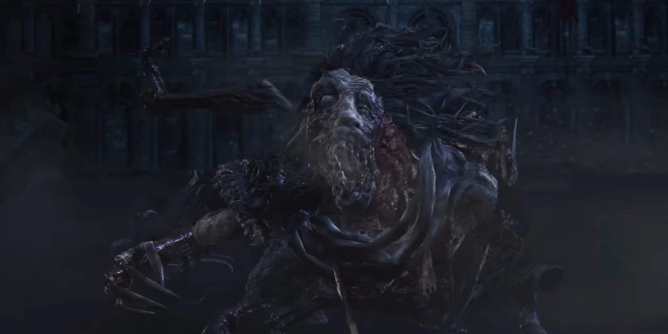 Ludwig The Accursed's intro cutscene in Bloodborne: The Old Hunters