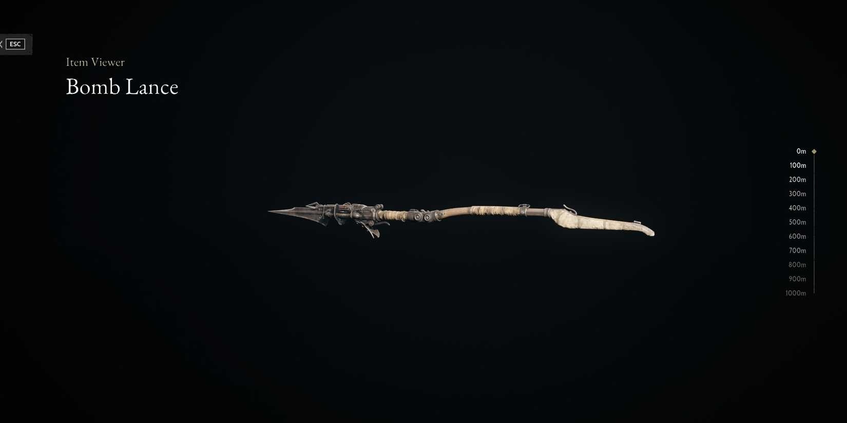 bomb lance 3D model view