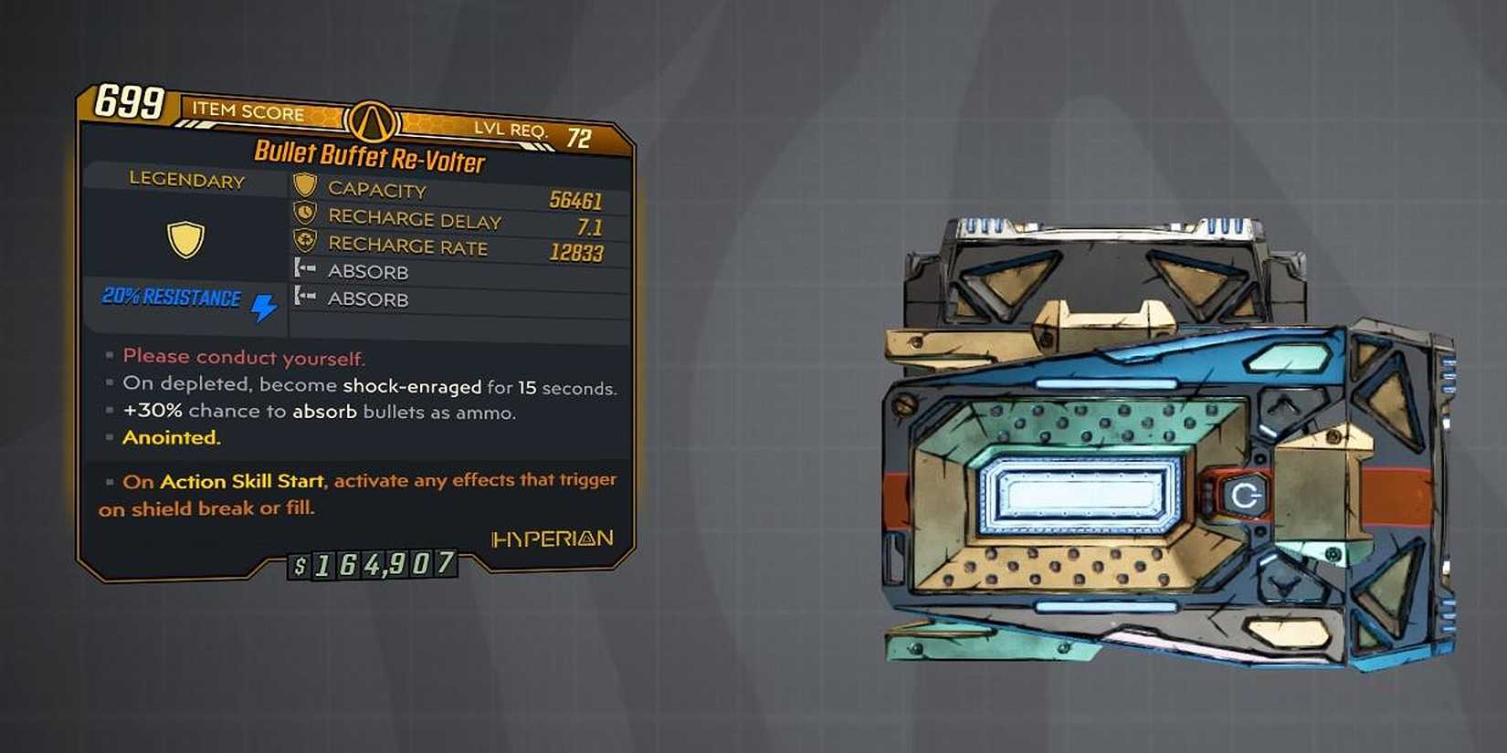Borderlands 3 - Re-Volter Stats