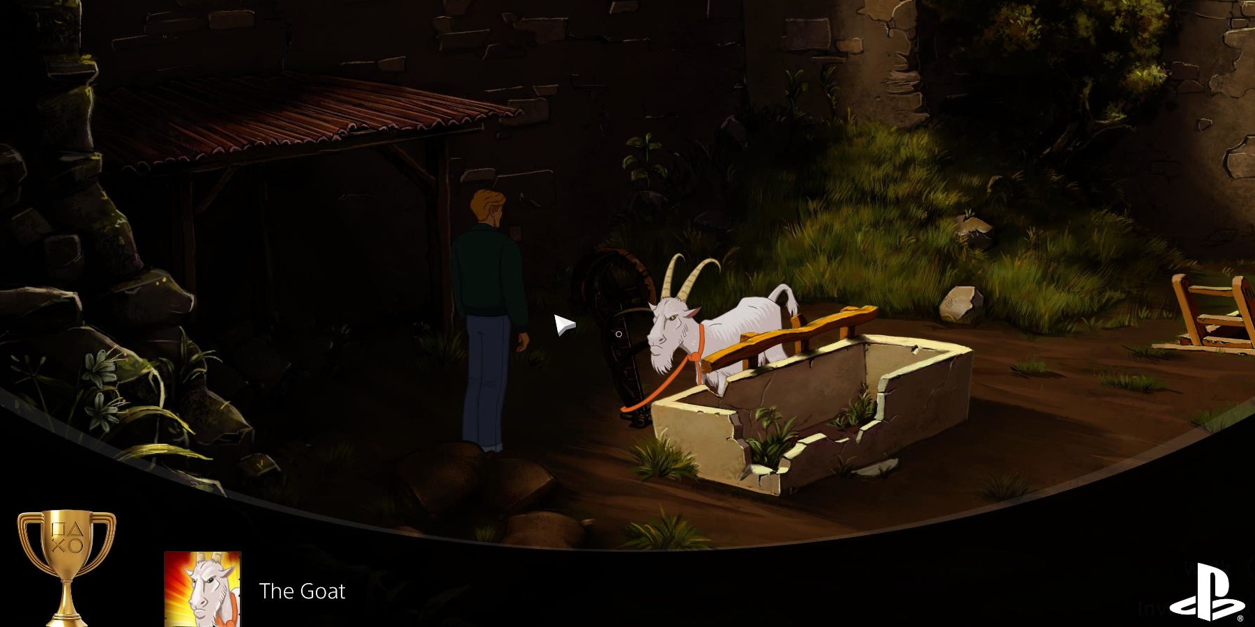 Broken Sword unlocking Goat trophy