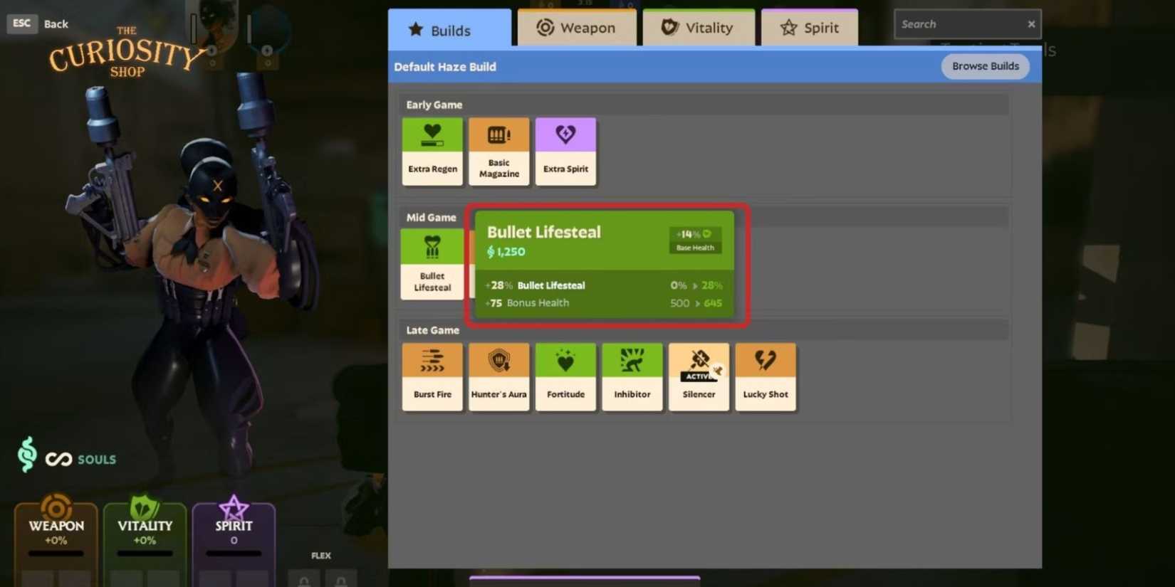 Bullet Lifesteal in Deadlock