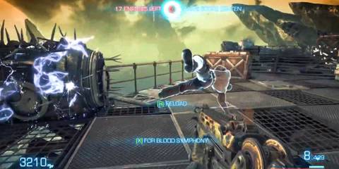 Screenshot of Bulletstorm gameplay