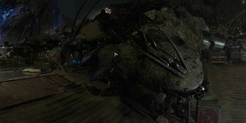 Necron Canoptek Tomb Stalker body in Space Marine 2