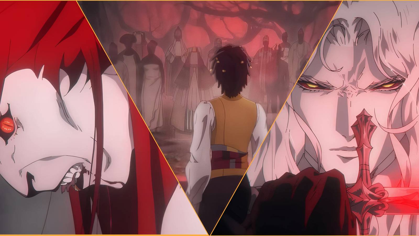 Castlevania Nocturne Erzsebet Bathory, Annette, Alucard Season 2 trailer
