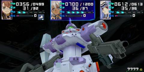 Chaos in his mech in Xenosaga Episode 1