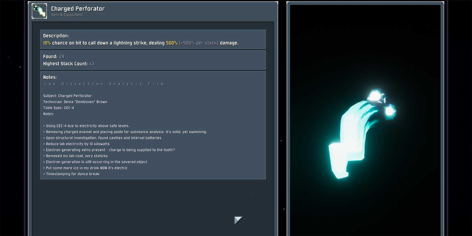 Charged Perforator, Best Boss Items, Risk of Rain 2