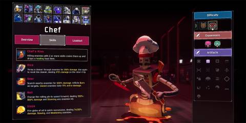 Chef on the select screen, best characters in risk of rain 2