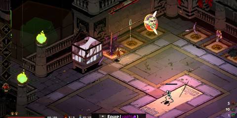 Choosing a weapon in Hades