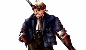 Cid artwork in Final Fantasy 7