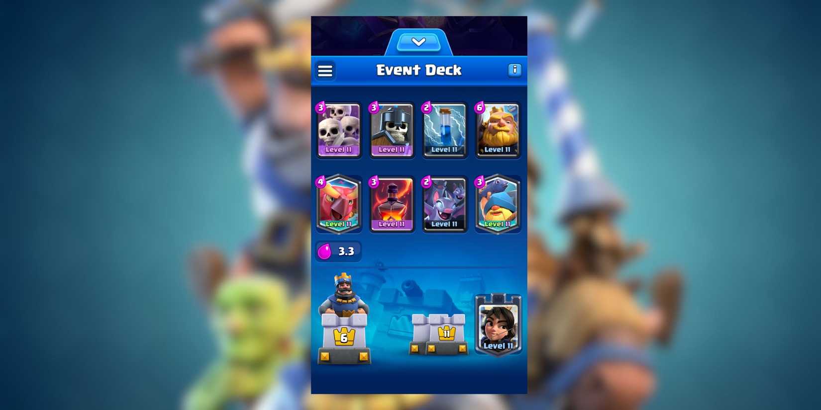 best clash royale clash melee deck 