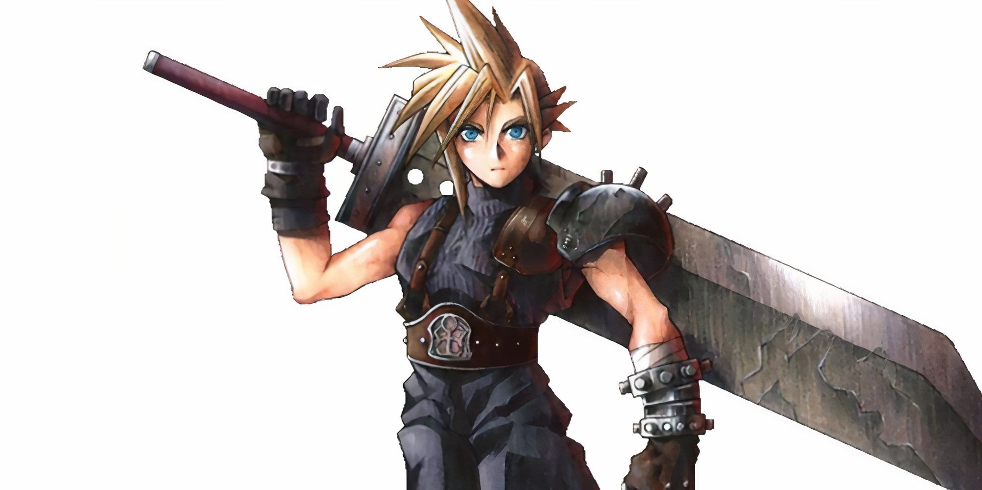 Cloud artwork in Final Fantasy 7