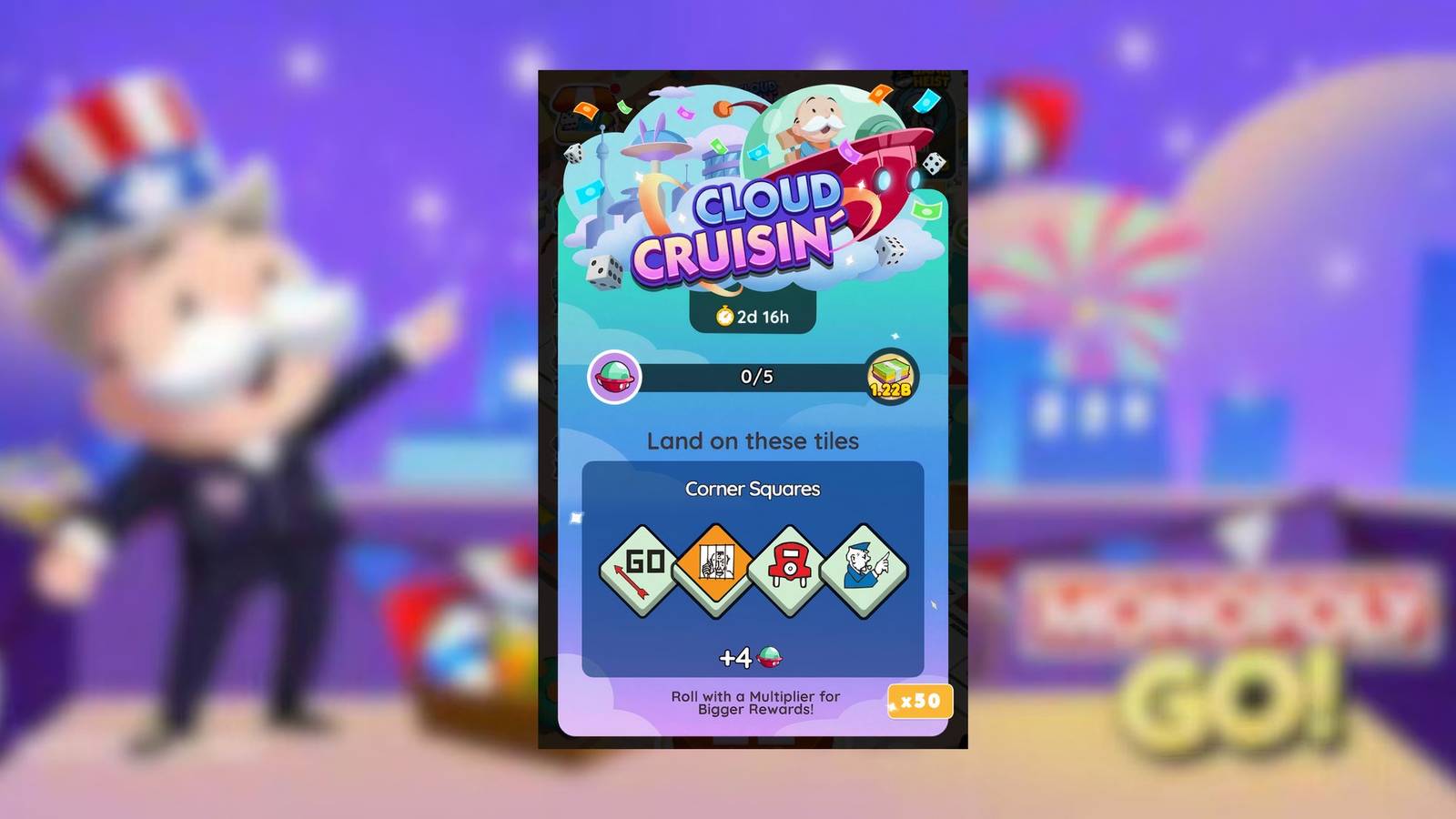 cloud cruisin monopoly go 
