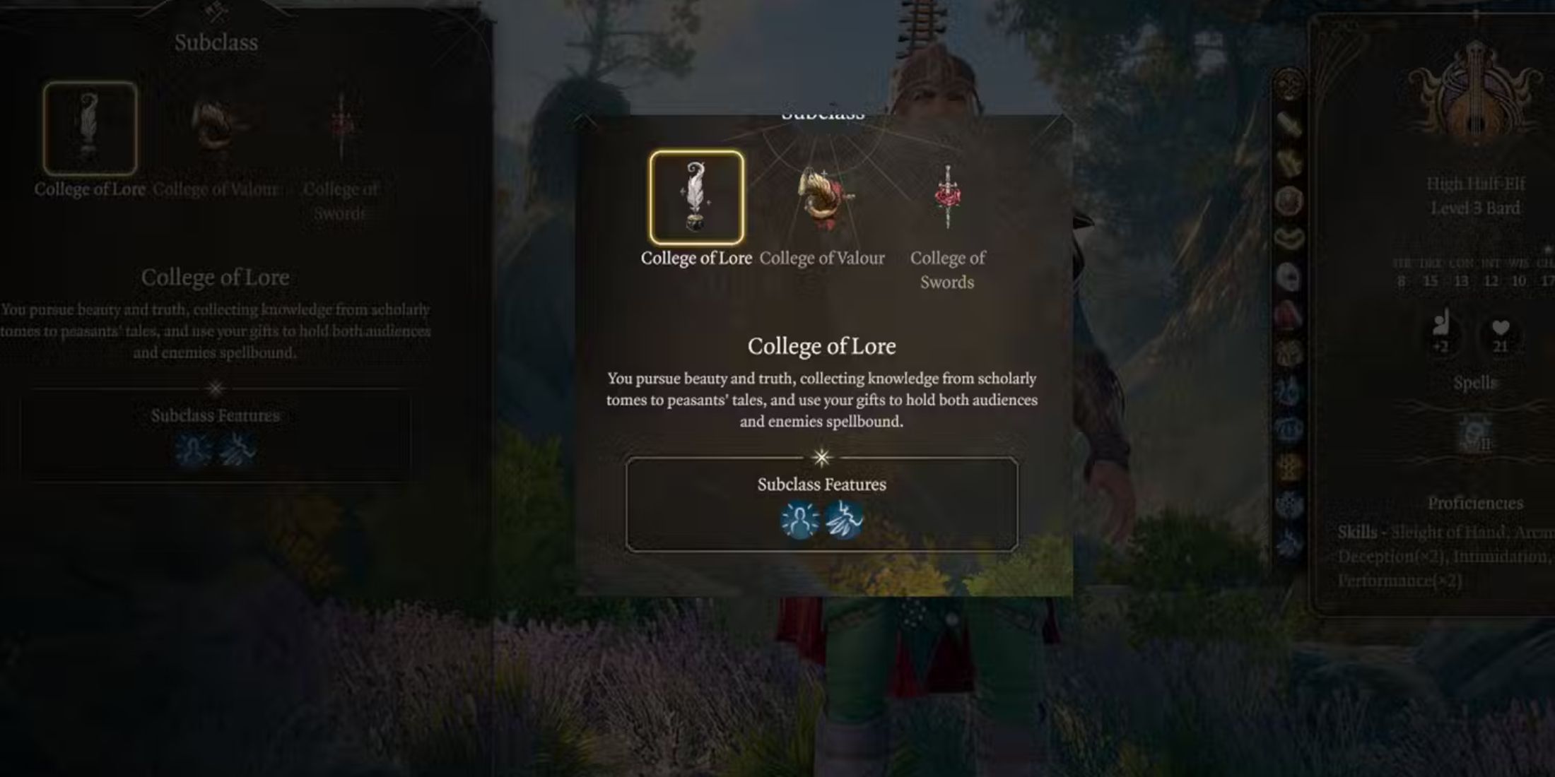 college of lore bard in bg3