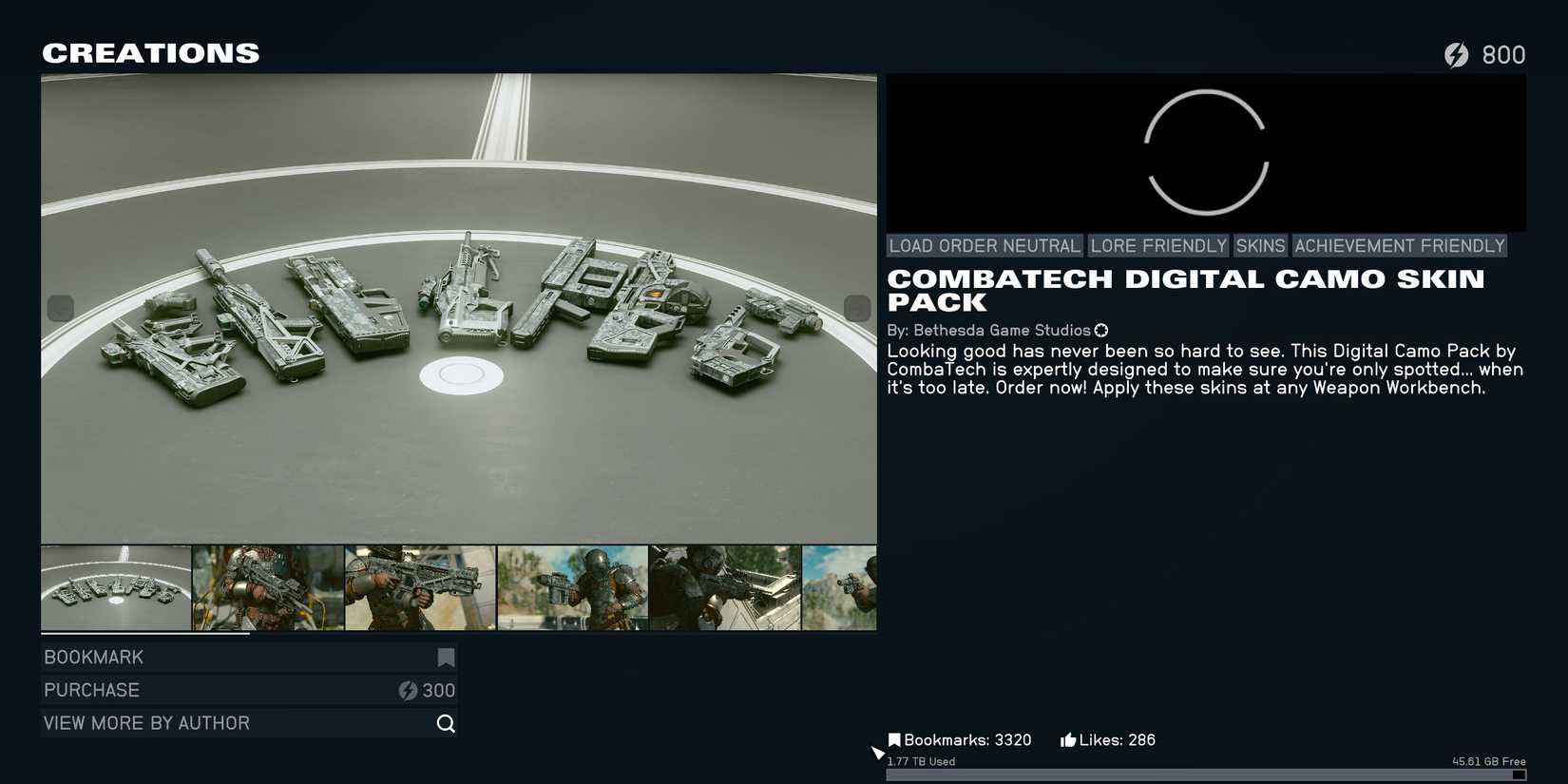Combatech Digital Camo Skin Pack in Starfield