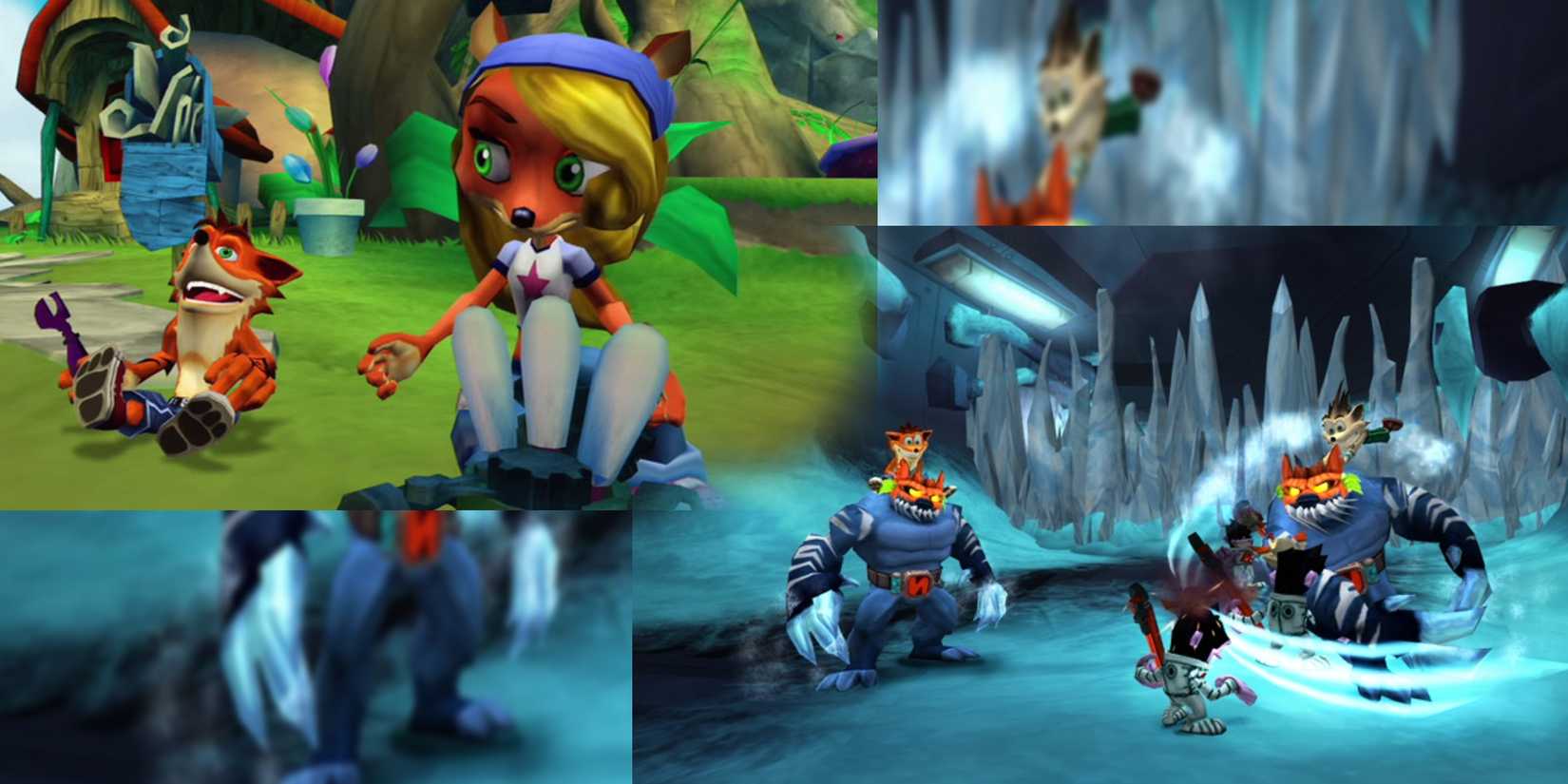 Crash of the Titans two player co op crash bandicoot game playstation 2