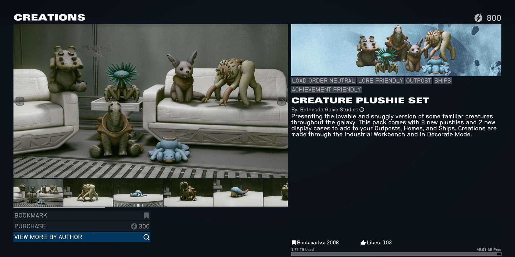 Creature Plushie Set