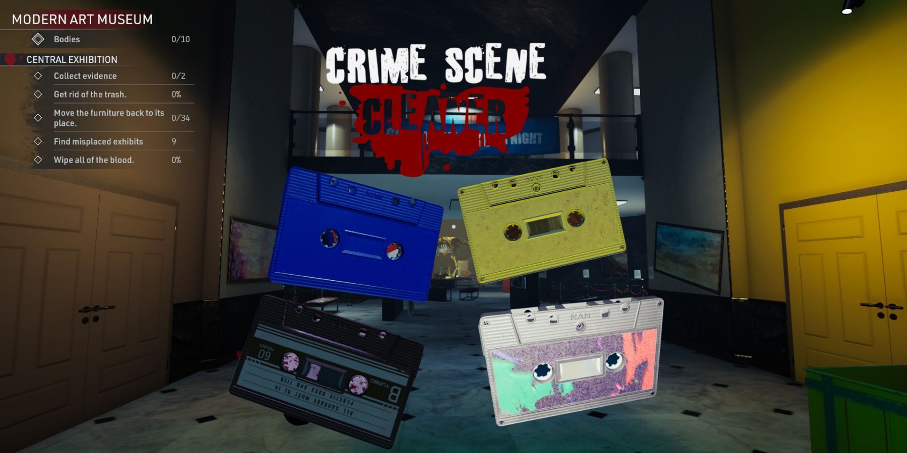 Crime Scene Cleaner: All Secrets &amp; Cassette Tapes in Modern Art