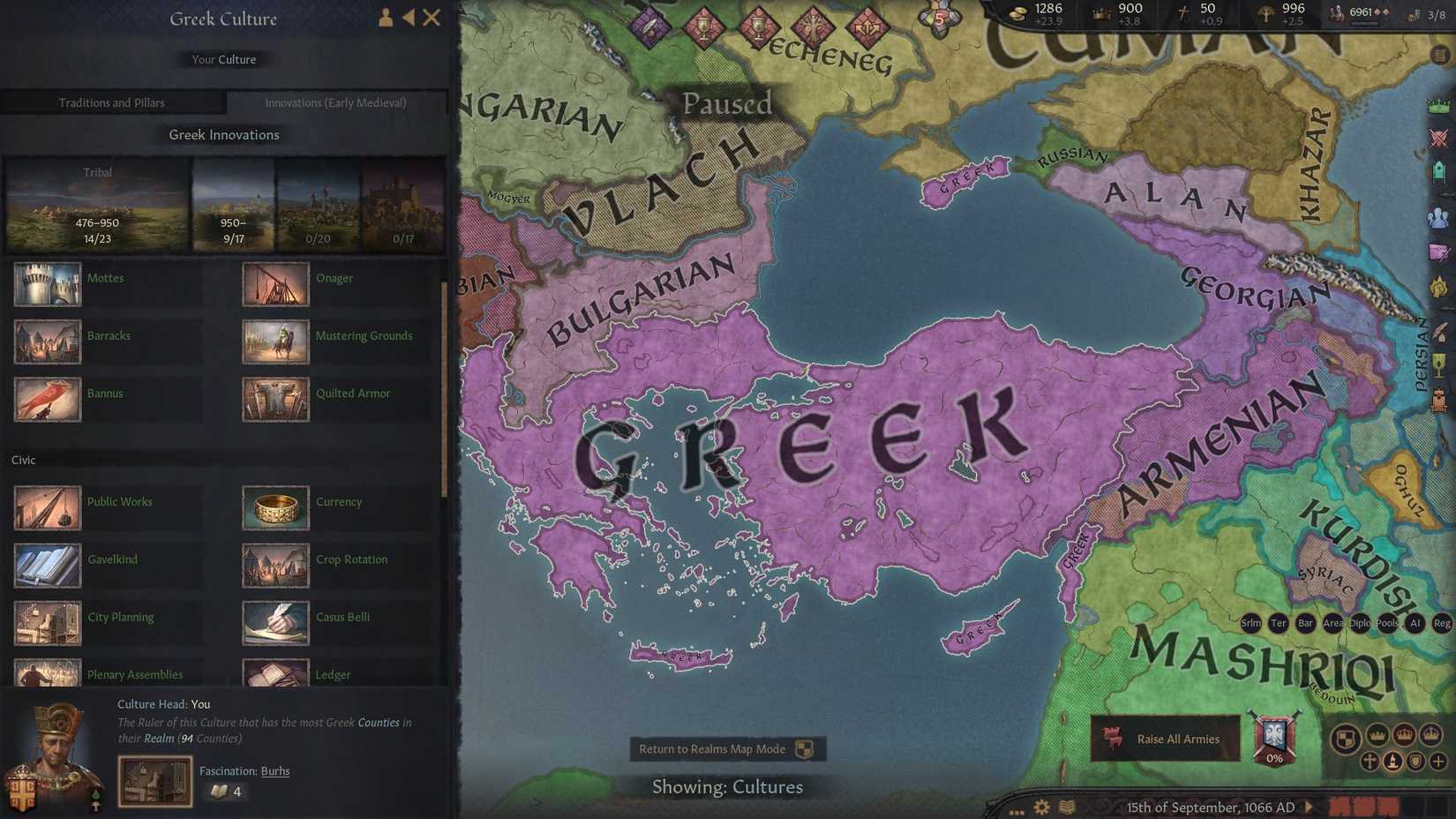Crusader Kings 3 Greek Innovations