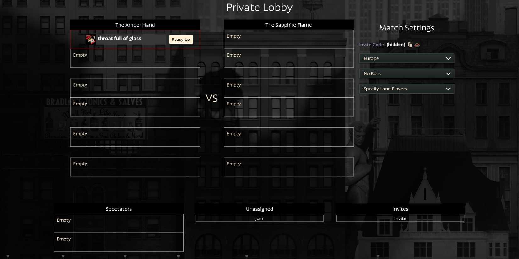 Custom Lobby Deadlock