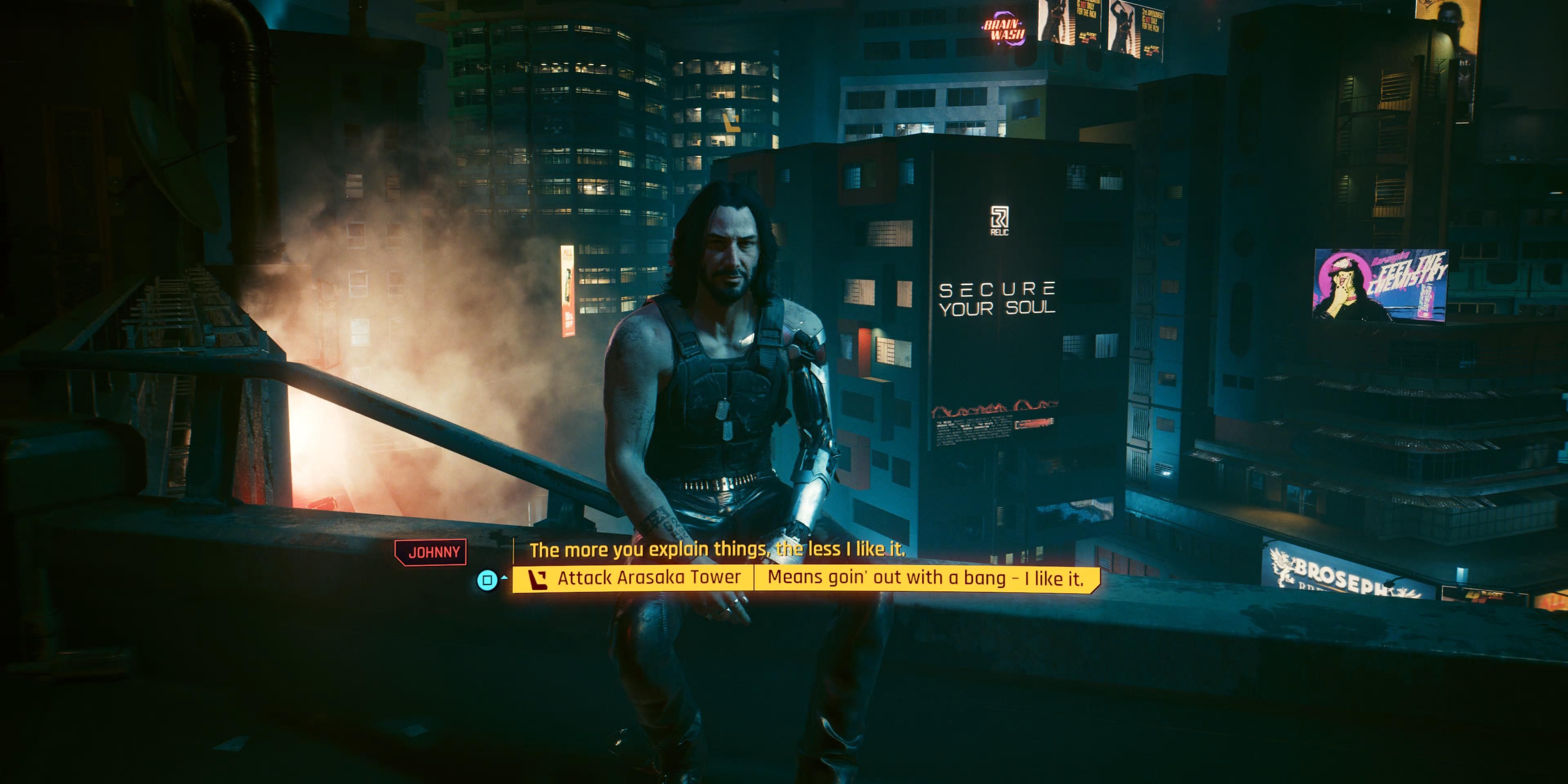 secret ending cyberpunk 2077