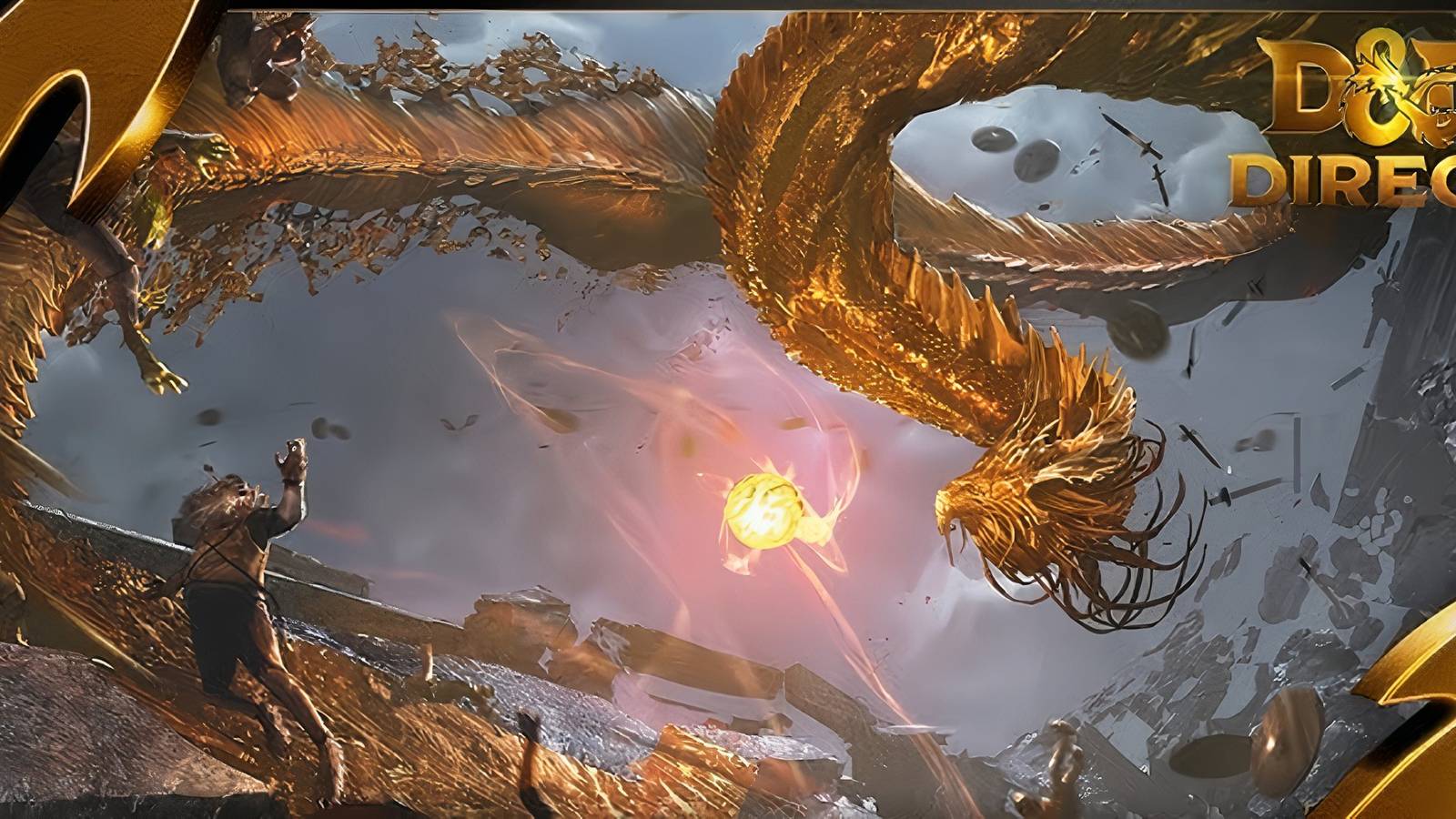 D&D Direct Gold Dragon