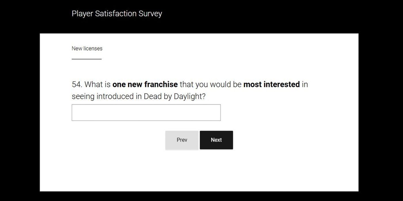 Dead by Daylight Survey Hints at Potential Future Crossovers