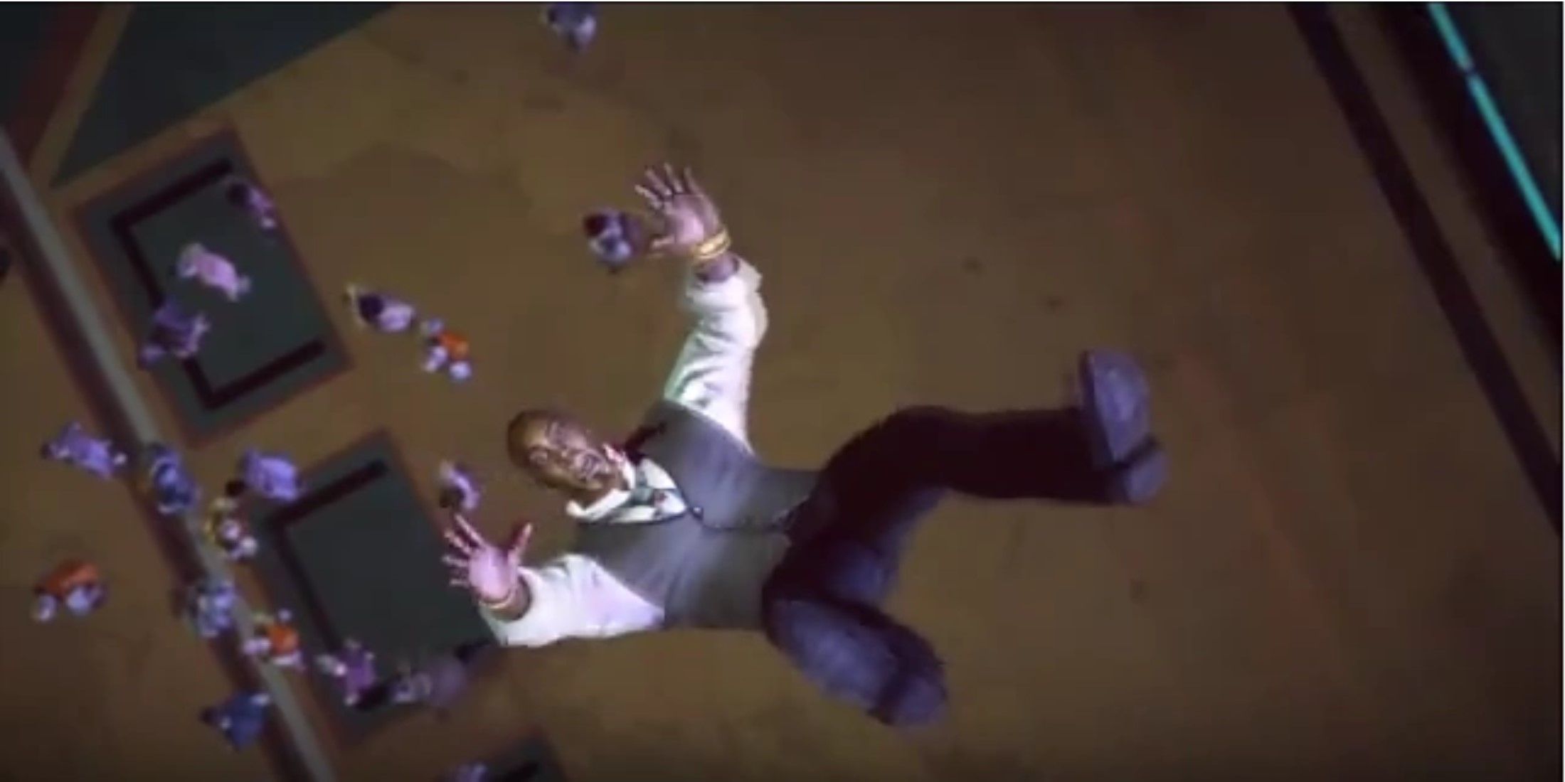 Dead Rising 2 Tyrone King falling