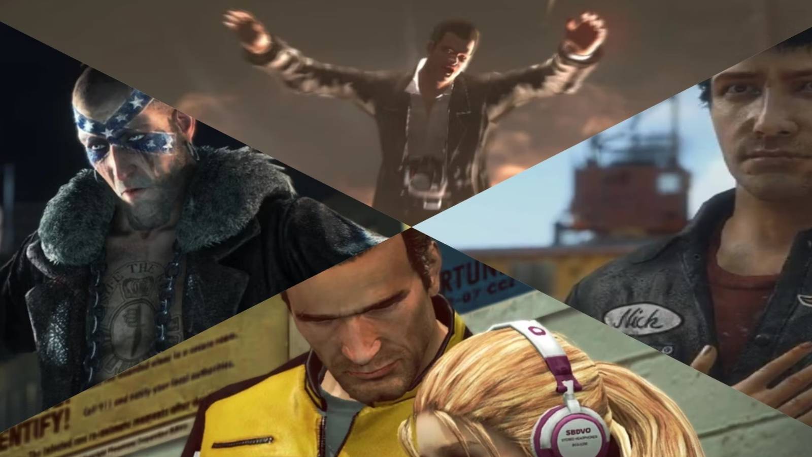 Dead Rising, Dead Rising 2, Dead Rising 3 Frank, Chuck, Nick, Hunter