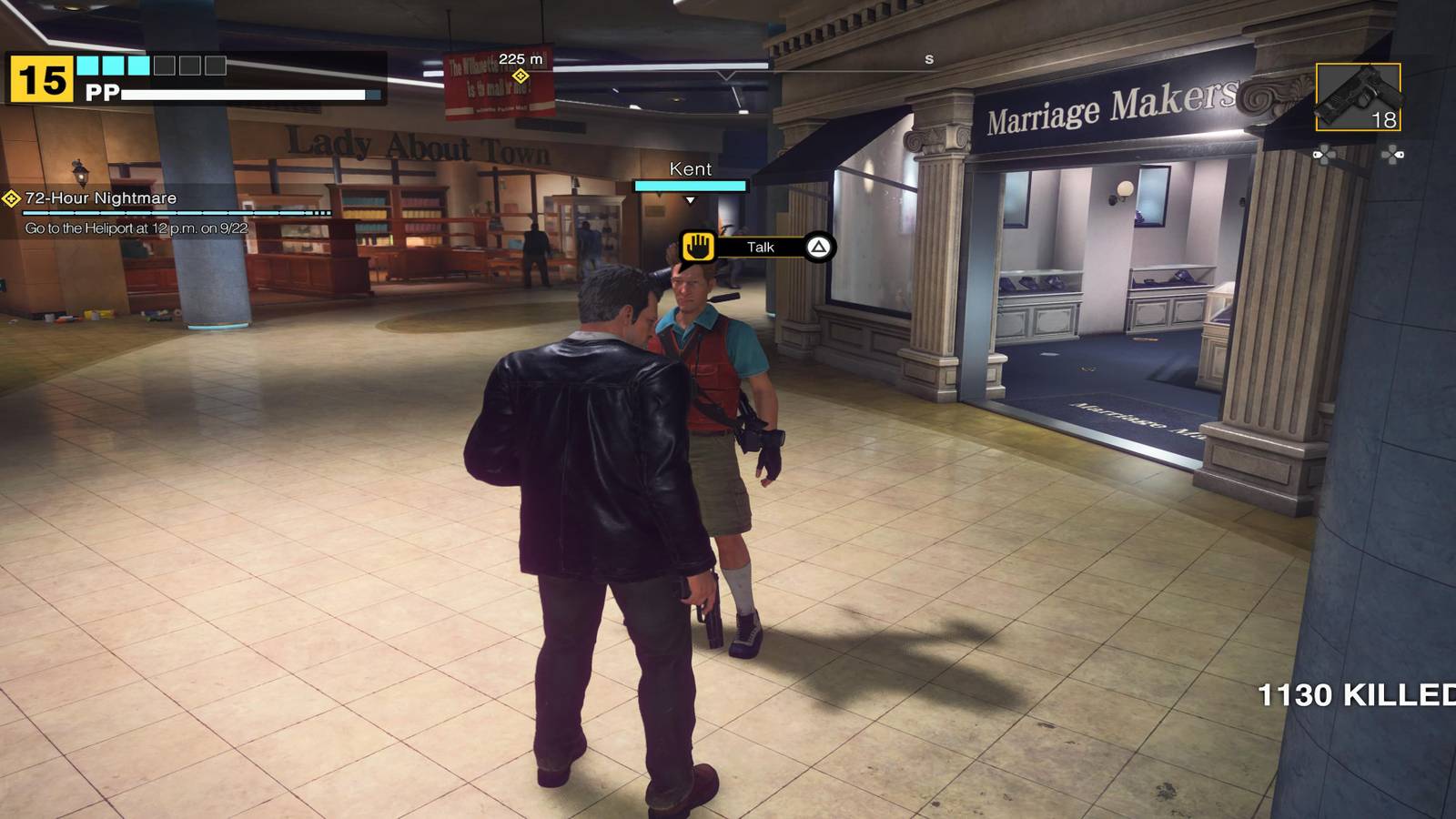 Frank Talking To Kent To Complete Photo Challenge