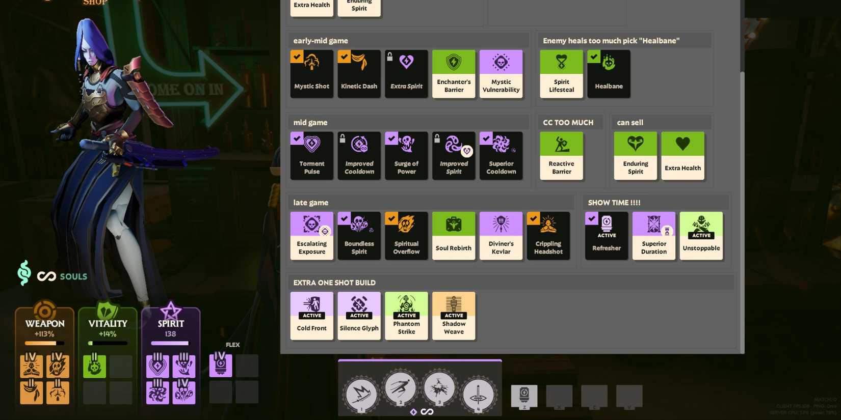 Image showing Yamato in Deadlock's item shop