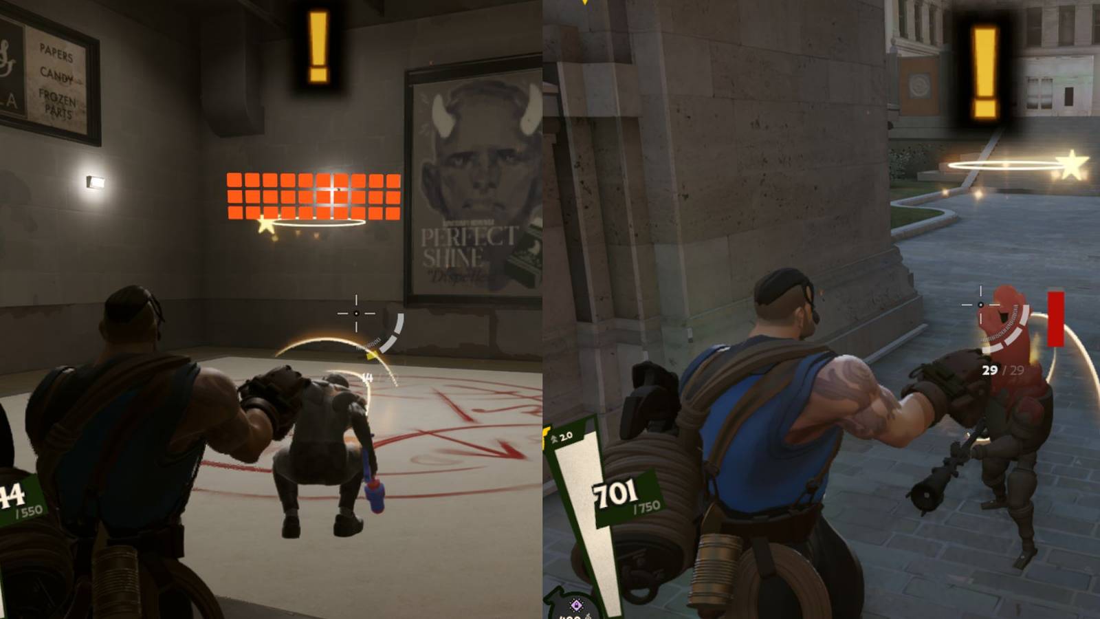 Image showing enemies stunned from Parry in Deadlock