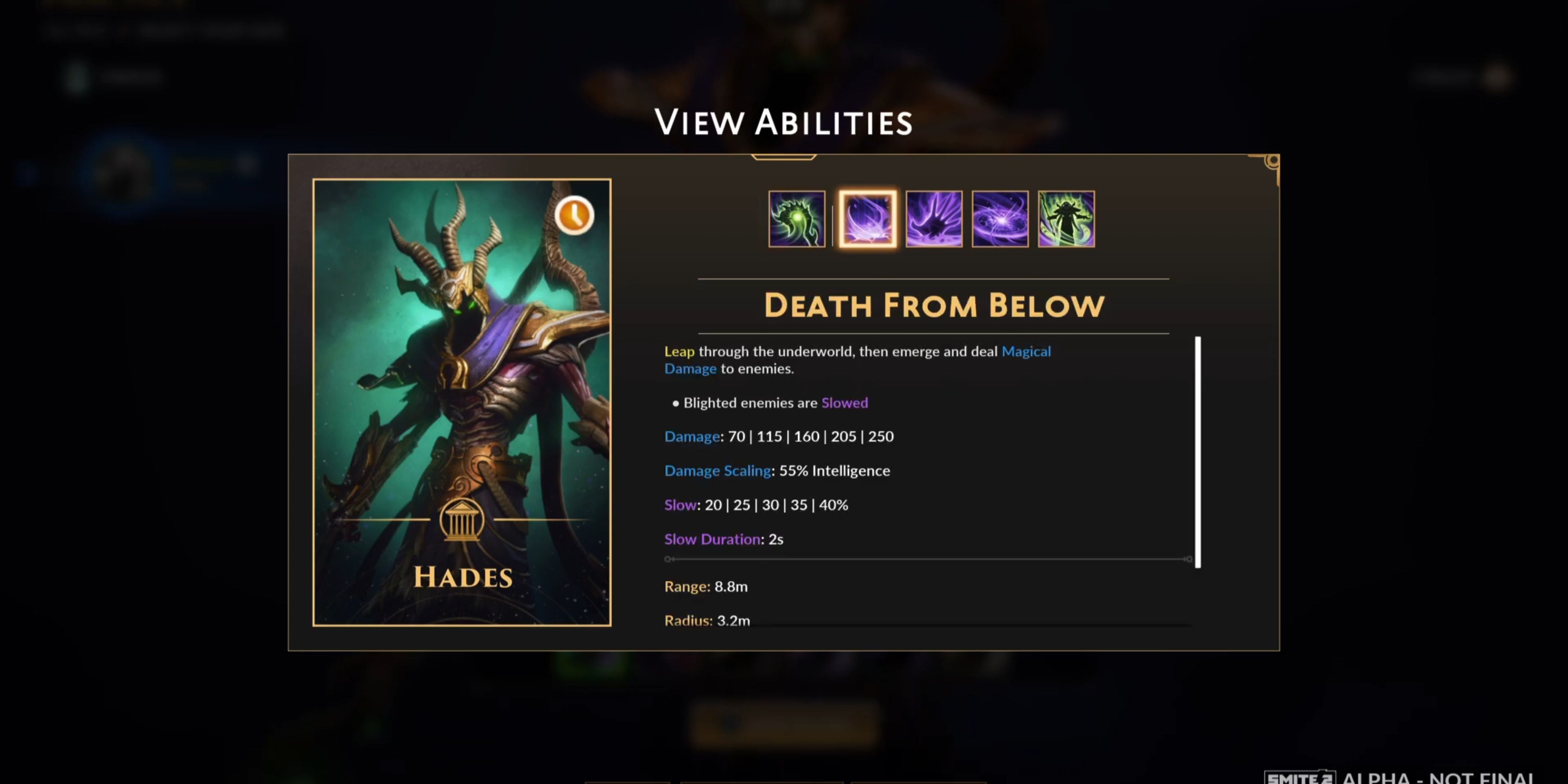 Death from below Smite 2 Hades