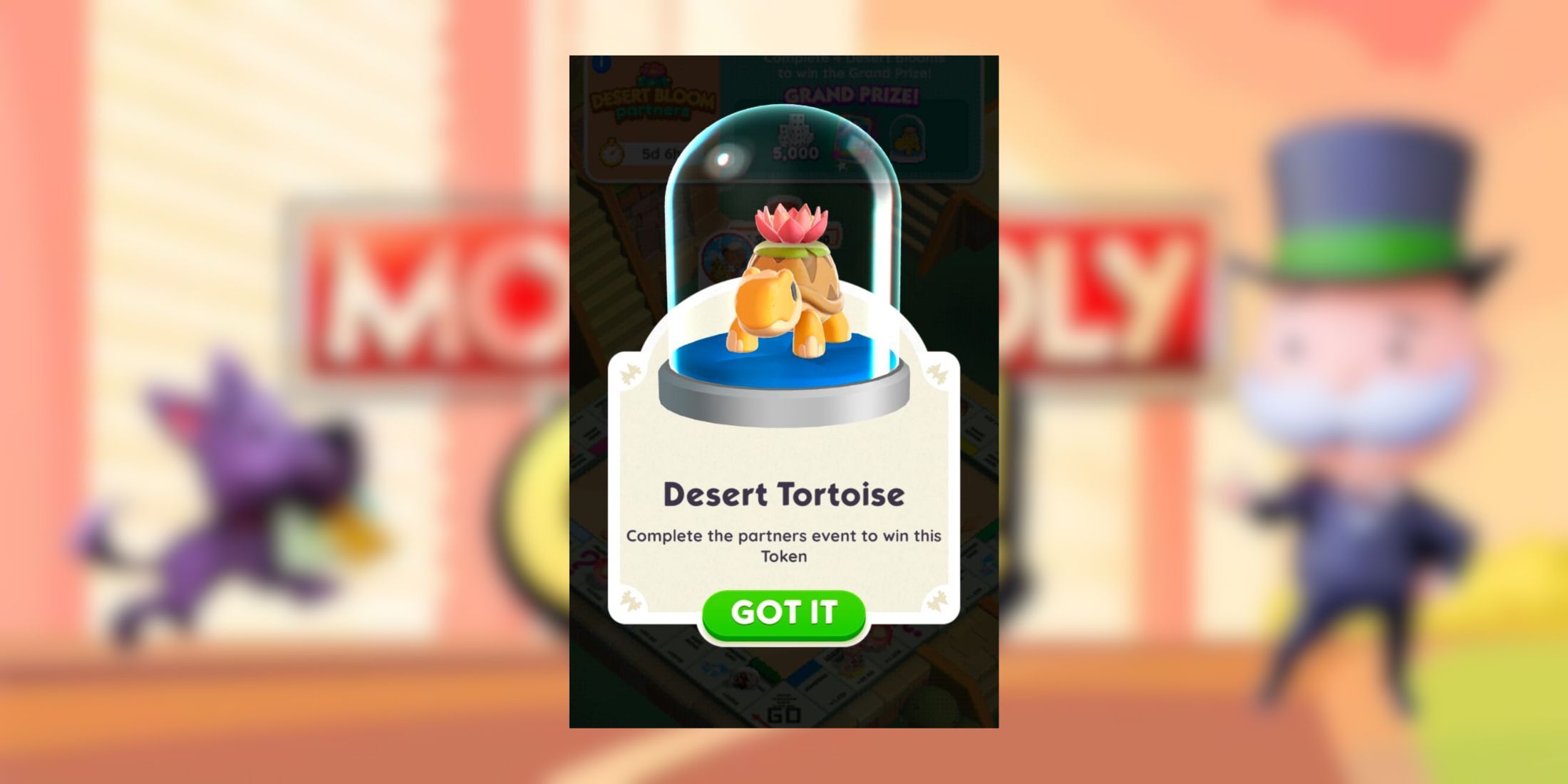 Monopoly GO: Desert Bloom Partners Rewards And Milestones