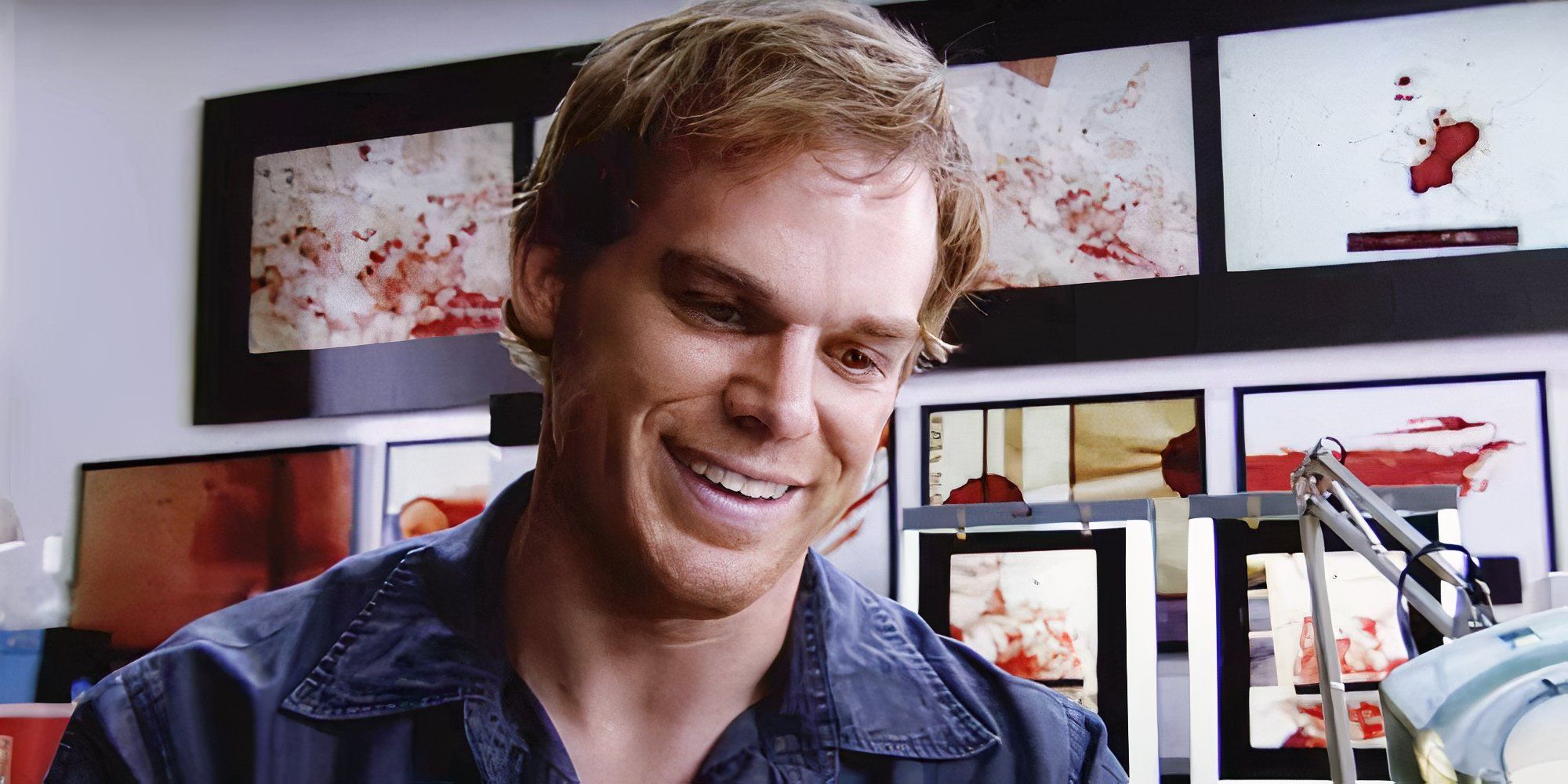 dexter morgan in the lab